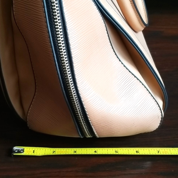 Tan Faux Leather Extra Large Shoulder Tote Bag With Removable Strap - Picture 12 of 16